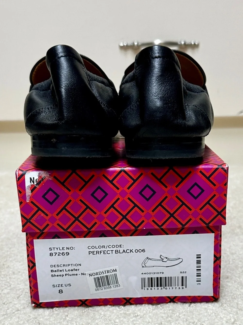 Tory Burch Ballet Loafer Perfect Black size 8